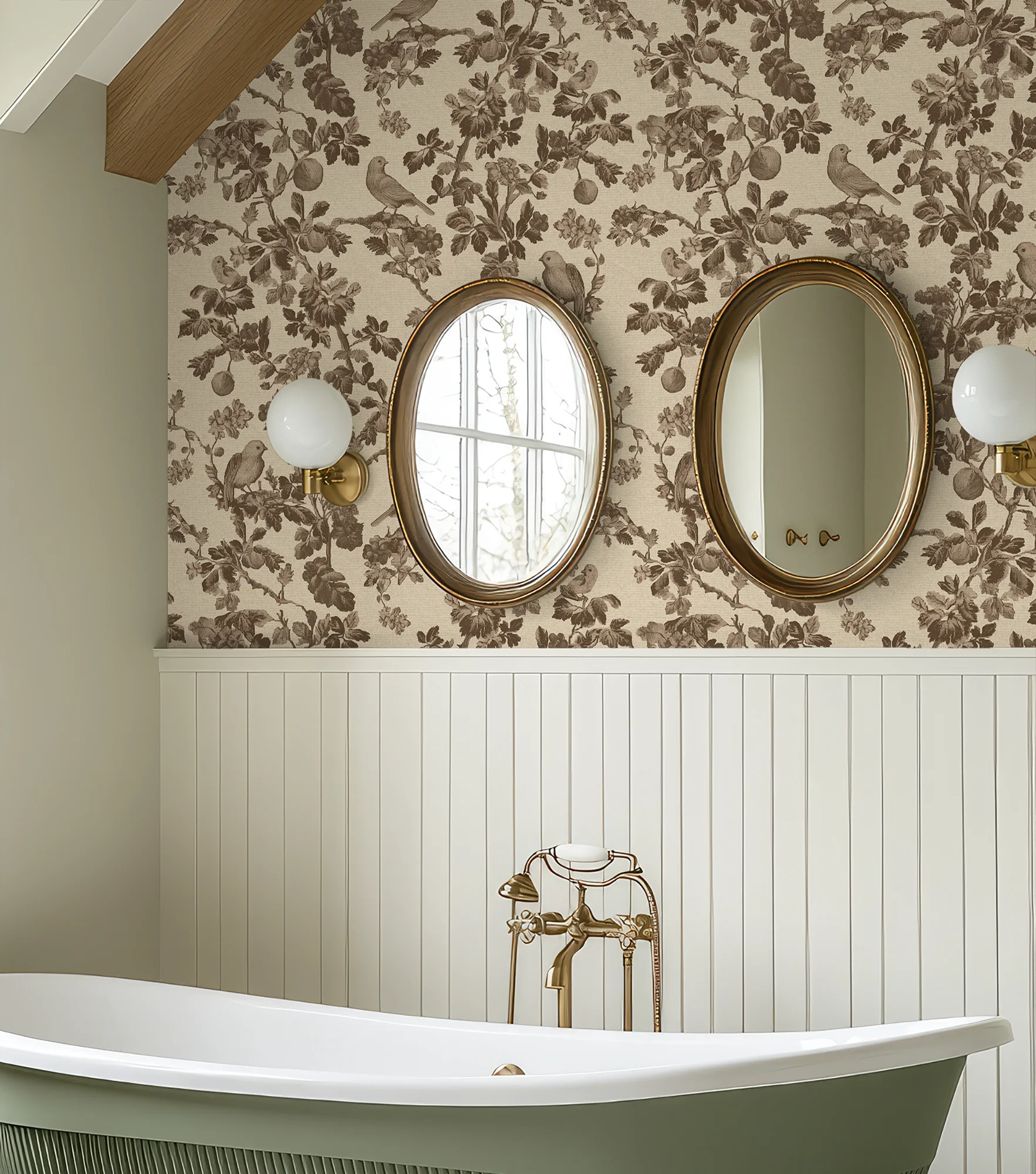 Belle - Vintage Bird Wallpaper Mural - Image 5