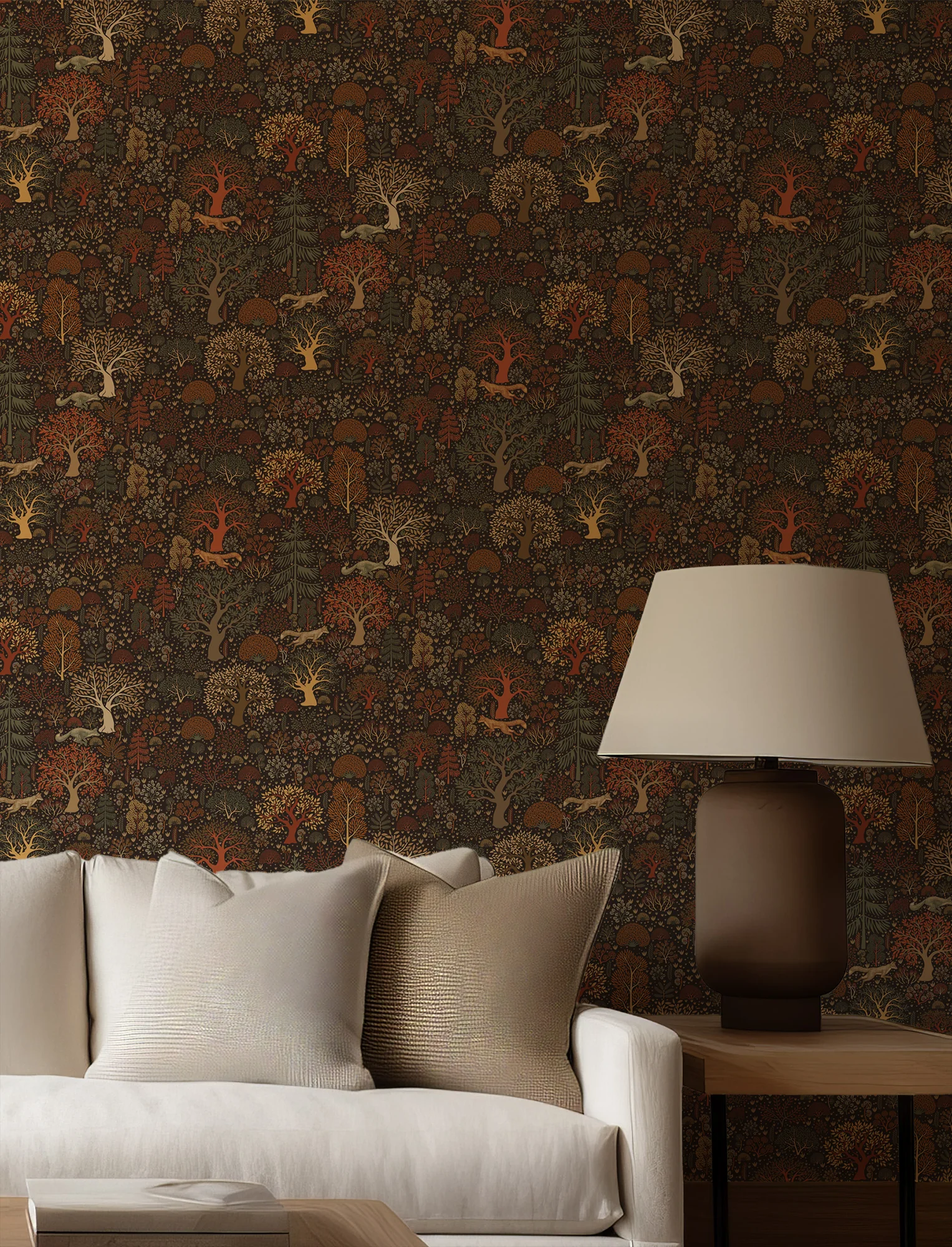 Bramley - Autumnal Forest Pattern Wallpaper Mural - Image 2