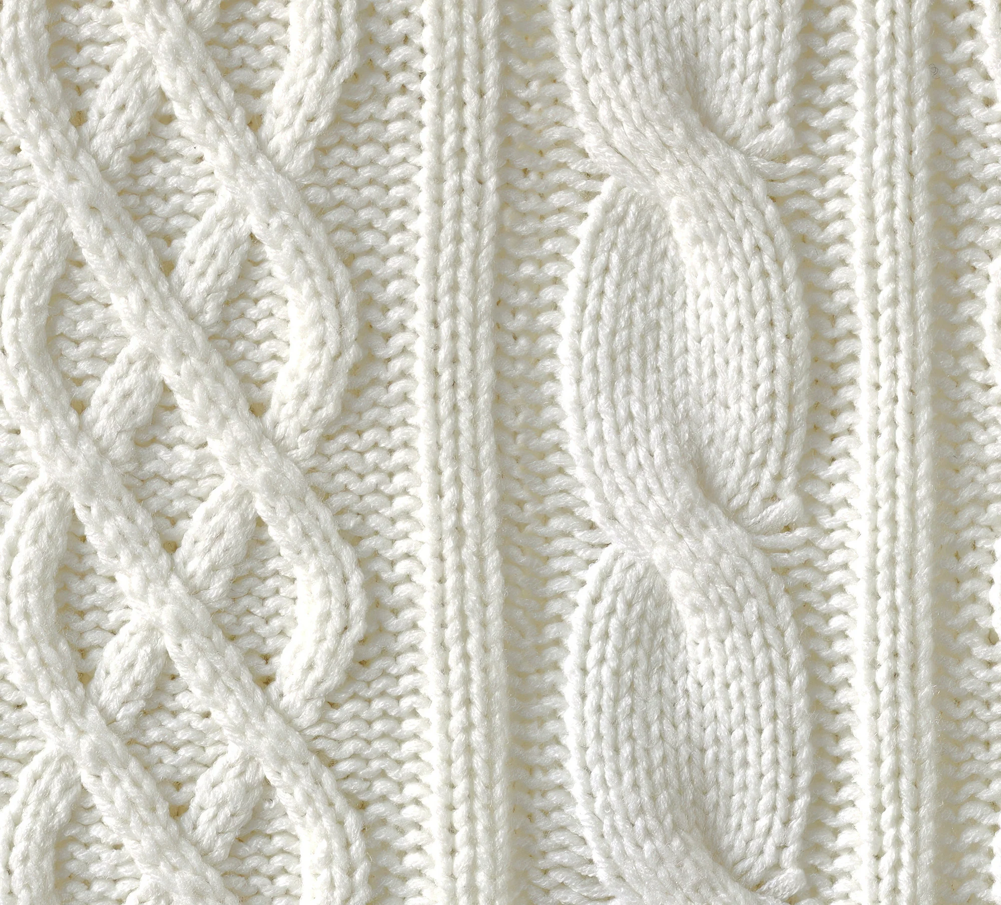 Cozy - Cream Cable Knit Wool Wallpaper Mural - Image 7