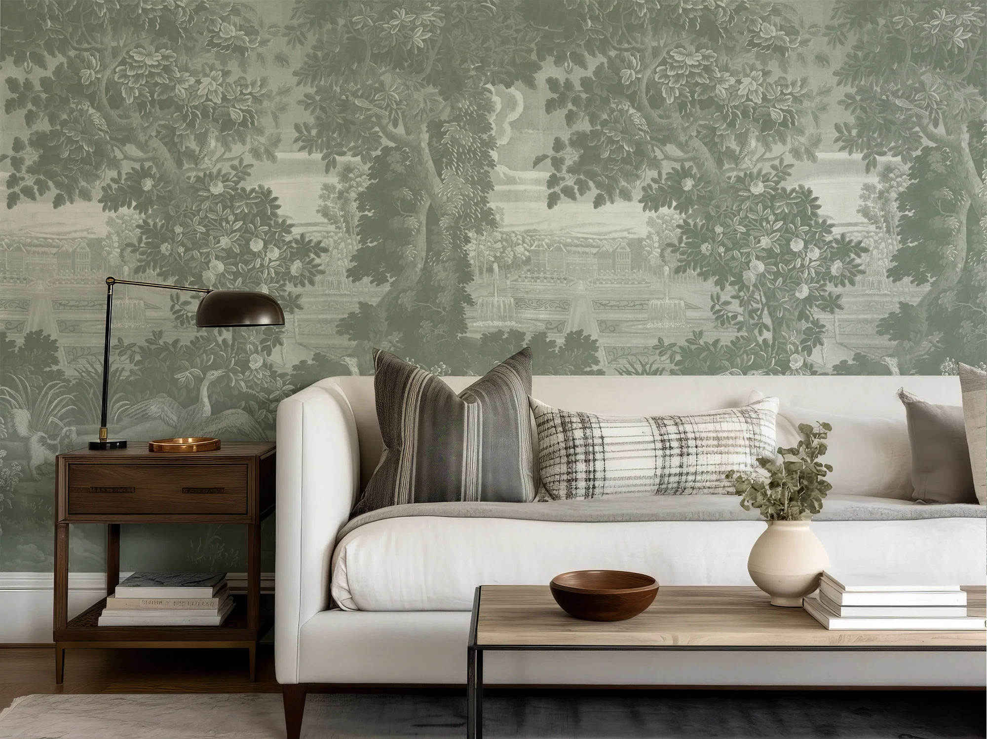 Ethel - Green Jungle Wallpaper Mural - Image 2