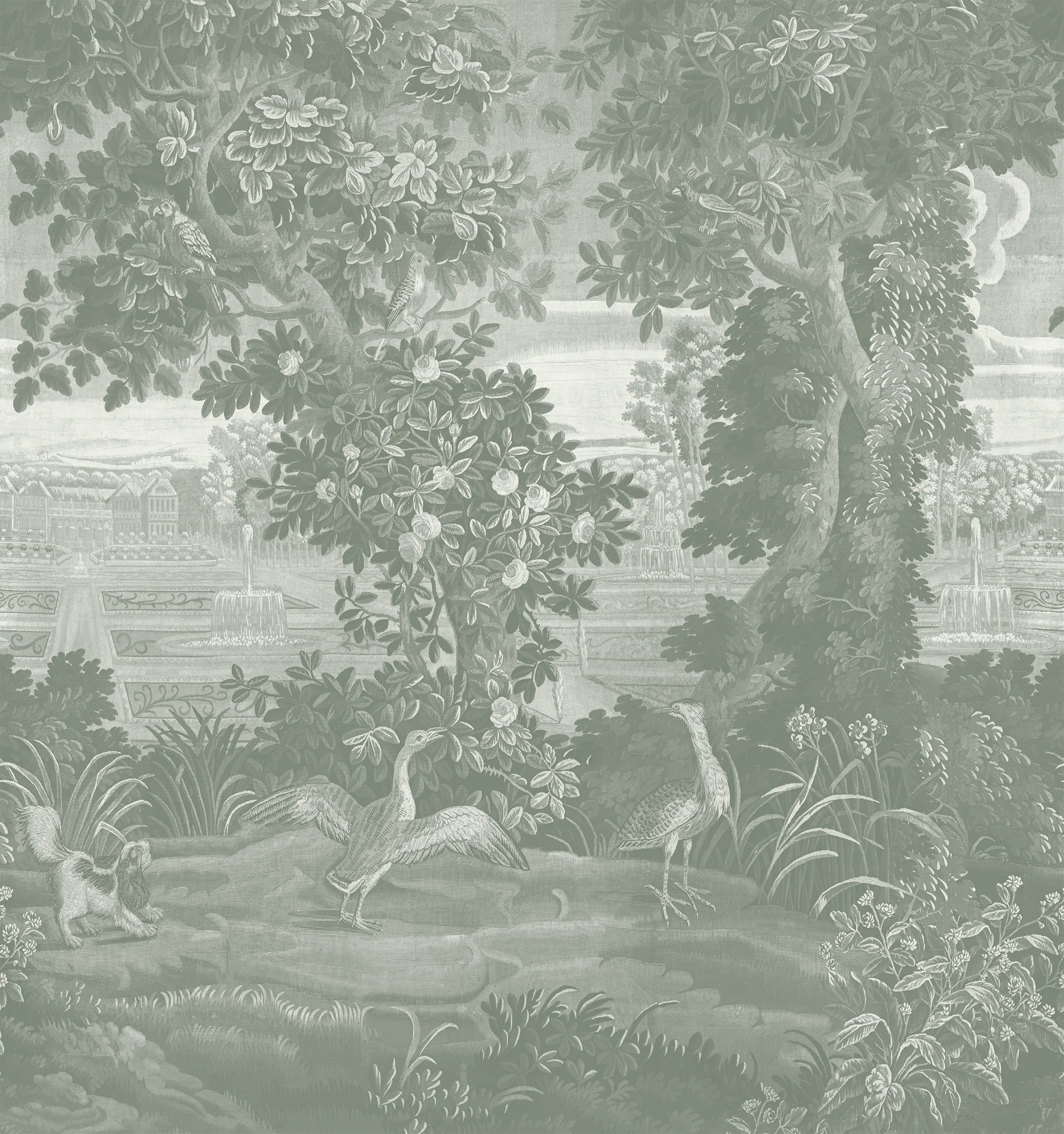 Ethel - Green Jungle Wallpaper Mural - Image 6