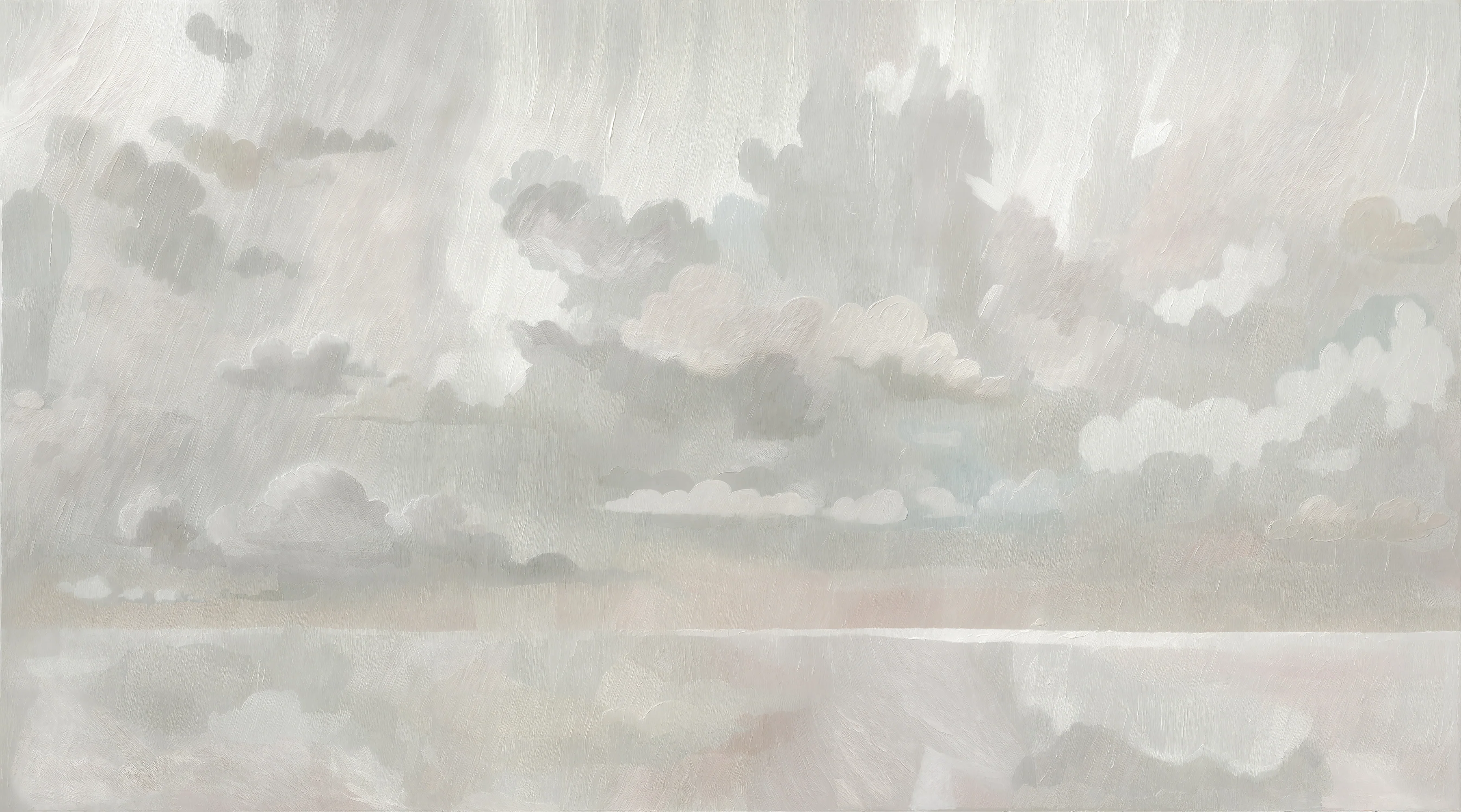 Velvet Smoke - Soft Painted Cloudscape Wallpaper Mural - Image 5